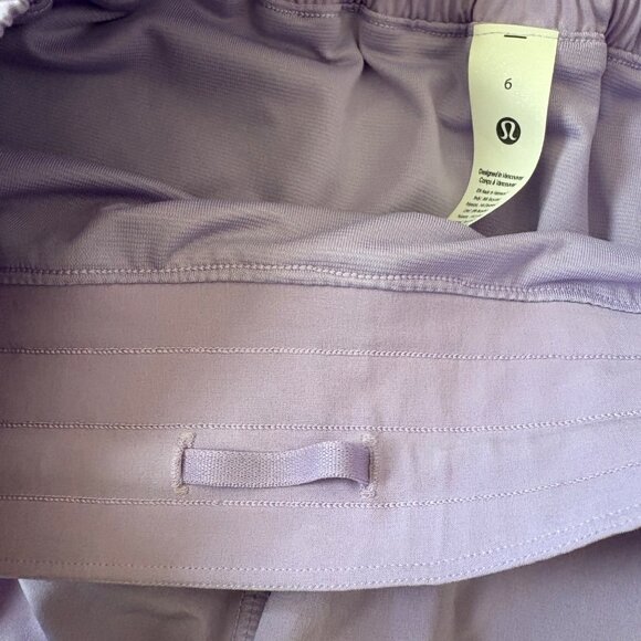 Lululemon Athletic Hotty Hot HR Lined Shorts 4” Lilac Breeze NWT Women’s Size 6 - Picture 5 of 9